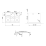 SMEG SRV876AVOGH2 | INCASSO | P.COTT.GAS 70CM 5F G.GHISA AVENA
