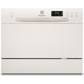 Electrolux Open ESF2400OW, LAVASTOVIGLIE, COMPATTO - BIANCO, A+ - 50dBA - 6 cop - 5 progr - Delay 3h - Pure Crystal - 20 min -