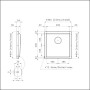 Foster Phantom Base SP. 20 - "Pvd Copper" 5554248 | Fondo cm 40x40 Pvd Copper