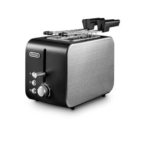 DE LONGHI CTX2203BK | PED | TOSTAPANE 550W 2SCOMP.RACCOGLI BRICIOLE NERO