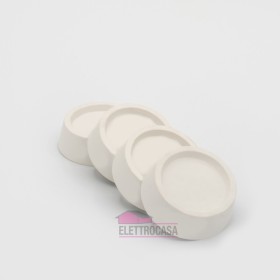ELETTROCASA AS46 | PED | CONFEZIONE 4 PIEDINI PVC PER LAVATRICE
