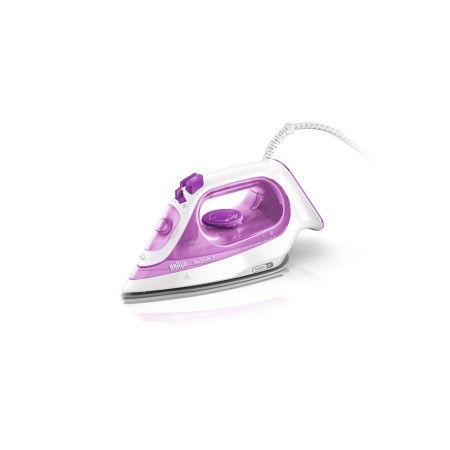 BRAUN SI3030PU | PED | FERRO VAPORE 2300W PIAST.FREEGLIDE 3D BIANCO/ROSA