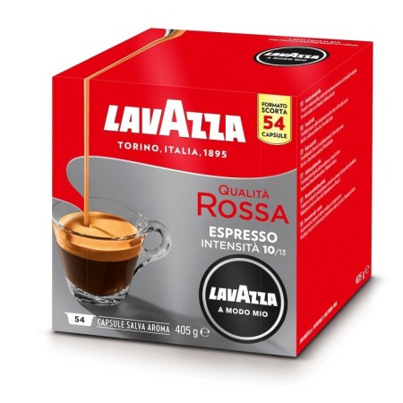 LAVAZZA 8241 | PED | CAPSULE CAFFE A MODO MIO QUALITA ROSSA 54PZ