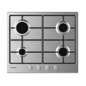 CANDY CEL6PBRX | INCASSO | P.COTT.GAS 60CM 4F G.SMALTATE INOX