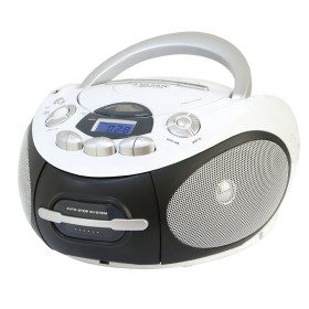 MAJESTIC AH2387R | ELETTRONICA | LETT.CD MP3 USB/AUX BOOM BOX NERO/BIANCO