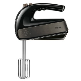 BLACK+DECKER BXMX500E | PED | SBATTITORE 500W 5VEL+TURBO ACCIAIO/NERO