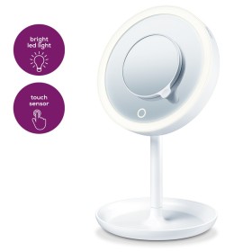 BEURER BS45 | PED | SPECCHIO COSMETICO 17CM C/LUCE DOPPIO INGRANDIM.5X