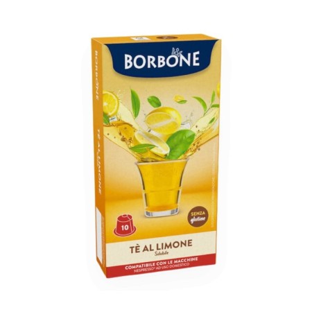 CAFFE BORBONE THELIMONE010RESPRES | PED | CAPSULE CAFFE COMP.NESPRESSO THE LIMONE 10PZ