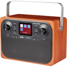 MAJESTIC RT197DAB | ELETTRONICA | RADIO DISP.2.4" DAB/DAB+/FM BT C/SVEGLIA LEGNO