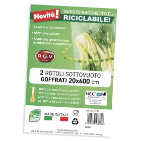 RGV 7101 | PED | ROTOLO X ALIM. GOFFRATO RICICLABILE 20CMX6MT 2PZ