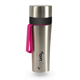 LAICA BR60B01 | PED | BORRACCIA FILTRANTE 0.55LT FAST DISK ACCIAO/FUCSIA