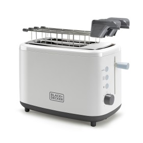 BLACK+DECKER BXTOA820E | PED | TOSTAPANE C/PINZE 820W 7PROG. 2SCOMP. BIANCO