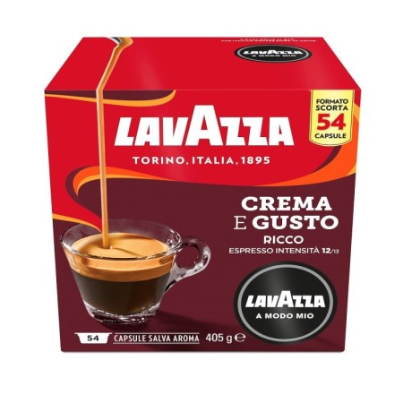 LAVAZZA 8275 | PED | CAPSULE CAFFE A MODO MIO CREMA E GUSTO RICCO 54PZ