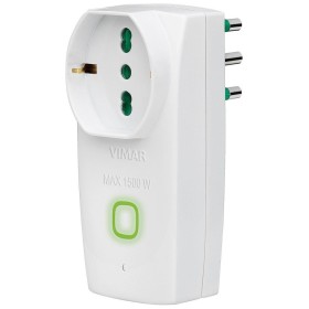 VIMAR 00335B | ELETTRONICA | ADATTATORE MULTIPLO 2P+T 16A/SCHUKO +INT +WIFI