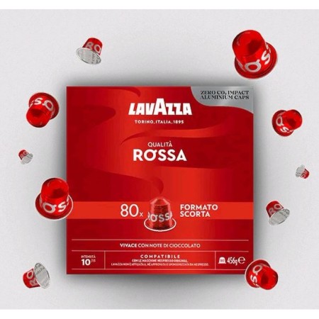 LAVAZZA 7019 | PED | CAPSULE CAFFE COMP.NESPRESSO ALU QUALIT.ROSSA 80PZ