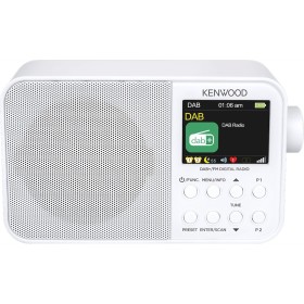 KENWOOD CRM30DABW | ELETTRONICA | RADIO PORT. DISP.COLORI 2.4" DAB+/FM BT BIANCO