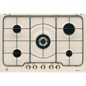 Electrolux BI PS750RUV | 75 cm Rustico Soft - 5 fuochi gas - Bruciatori Fiamma Pura - 1 bruciatore tripla corona - Griglie spe