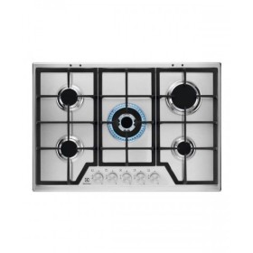 Electrolux BI KGS7536SX | 75 cm New Linea Slim Profilo 8 mm - 5 fuochi gas - Bruciatori ad alta efficienza +20% Speed Burner -