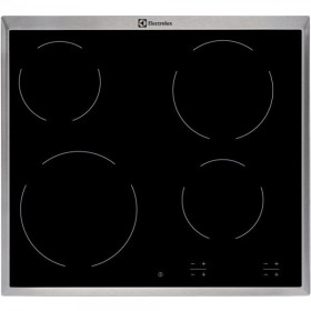 Electrolux BI KT6400X | 60 cm - Vetroceramica elettrico - 4 zone cottura  - Controllo elettronico Touch Control - Display digi
