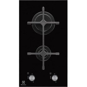 Electrolux BI EGC3322NVK | 30 cm Gas on Glass - 2 fuochi gas - Bruciatori Fiamma Pura - Nuovo design griglie speciali in ghisa