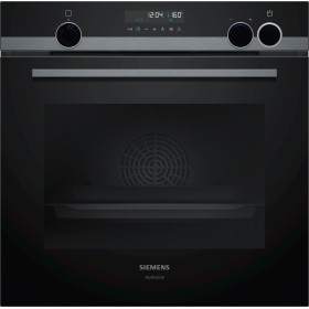 SIEMENS studioLine HR478G5B6S, IQ500, Forno con impulsi di vapore piroltico activeClean,1 livello guide telescopiche Clip, Disp