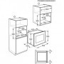 Electrolux BI MO318GXE | Microonde con grill - Vano incasso 38 cm - Inserimento nel pensile - Volume 17 litri - Cottura a micr