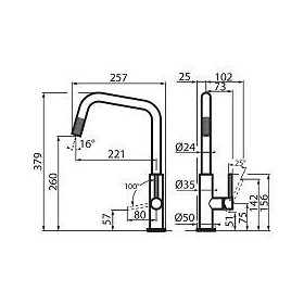 FOSTER 8522000 - MISCELATORE KS PLUS C/DOCC.CROMO