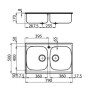 Foster Contract 1279560  - Lavello S1000 79x50 2v
