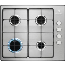 Electrolux BI KGS6404SX Ex PXL641V 60 cm - Comandi Laterali - 4 fuochi gas - Bruciatori Fiamma Pura - Gr