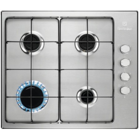 Electrolux BI KGS6404SX Ex PXL641V 60 cm - Comandi Laterali - 4 fuochi gas - Bruciatori Fiamma Pura - Gr