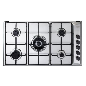 DE LONGHI FLA59DD | INCASSO | P.COTT.GAS 90CM 4F+1TRIPL.COR. G.SMALT. INOX
