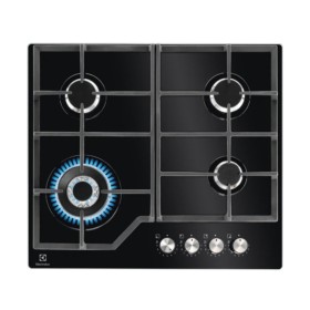 Electrolux  KGG64362K | 60 cm - Nuova estetica Gas on Glass - Step Power - 4 fuochi - Bruciatori ad alta efficien
