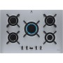 Electrolux  KGU753723Z | Piano cottura UltraFlat da 5 mm | Nuovo Vertical Flame - 5 fuochi gas – 75 cm | 1 bru
