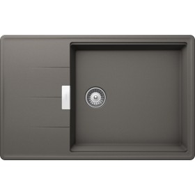 Schock TIAD100LS91 | TIA D100LS |1 VASCA LARGE + GOCCIOLATOIO  REVERSIBILE - SALTARELLO DI SERIE | 780X500 | SILVERSTONE
