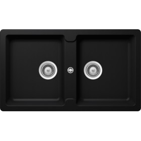 Schock TOLN200A84 | TOLEDO N200 |2 VASCHE | 860X500 | NERO PURO