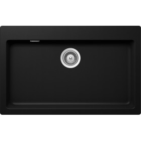 Schock SIGN100A84 | SIGNUS N100 XL |1 VASCONE - BANCO RUBINETTERIA | 790x500 | NERO PURO