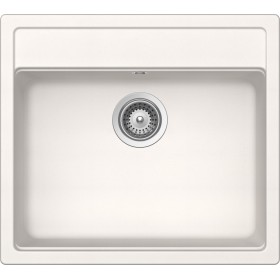 Schock VEON100A99 | VERO N100  |1 VASCA - BANCO RUBINETTERIA | 570x510 | BIANCO PURO