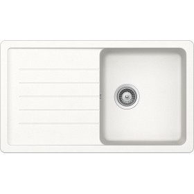 Schock ELED100A01 | ELEMENT D100 |1 VASCA + GOCCIOLATOIO - REVERSIBILE | 860X500 | BIANCO ASSOLUTO
