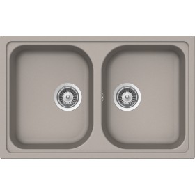 Schock LITN200SA42N | LITHOS N200S  |2 VASCHE - SMALL | 790x500 | GRIGIO TORTORA