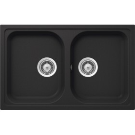 Schock LITN200SA51N | LITHOS N200S  |2 VASCHE - SMALL | 790x500 | ANTRACITE