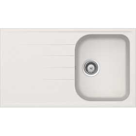 Schock LITD100A16N | LITHOS D100  |1 VASCA + GOCCIOLATOIO - REVERSIBILE | 860x500 | NEW ALUMINA