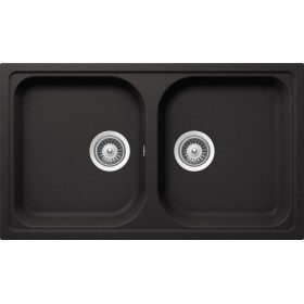 Schock LITN200A13N | LITHOS N200   |2 VASCHE | 860x500 | NERO ASSOLUTO