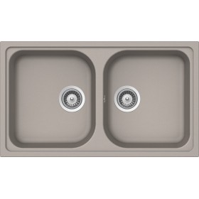 Schock LITN200A42N | LITHOS N200   |2 VASCHE | 860x500 | GRIGIO TORTORA