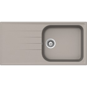 Schock LITD100LA42N | LITHOS D100L |1 VASCA LARGE + GOCCIOLATOIO  REVERSIBILE | 1000X500 | GRIGIO TORTORA