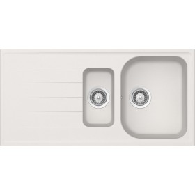 Schock LITD150A16N | LITHOS D150  |1 + 1/2 VASCA + GOCCIOLATOIO 
REVERSIBILE | 1000x500 | NEW ALUMINA