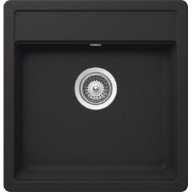 Schock NEMN100S51 | NEMO N100S |1 VASCA - BANCO RUBINETTERIA - SMALL | 490x510 | ANTRACITE