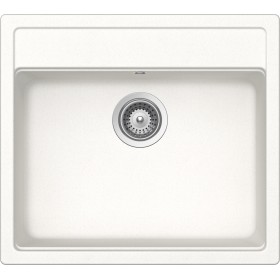 Schock NEMN100001 | NEMO N100  |1 VASCA - BANCO RUBINETTERIA  | 570x510 | BIANCO ASSOLUTO