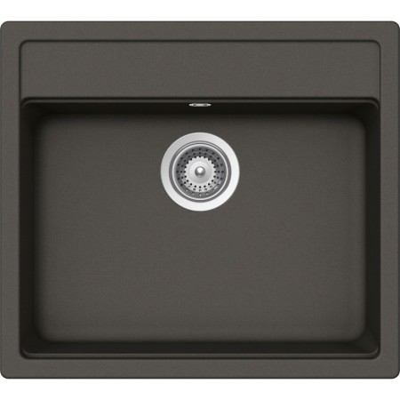 Schock NEMN100043 | NEMO N100  |1 VASCA - BANCO RUBINETTERIA  | 570x510 | ASPHALT