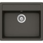 Schock NEMN100043 | NEMO N100  |1 VASCA - BANCO RUBINETTERIA  | 570x510 | ASPHALT