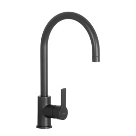 Schock SXALTON51 | NEW AQUAALTO   |MISCELATORE CANNA ALTA CURVATA RAGGIO MAGGIORATO - SCHOCK SAVING APERTURA 90° |  | ANTRACITE